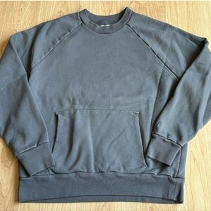 Men’s Everlane The Track Crewneck Sweater Size Large Gray Crewneck Sweatshirt